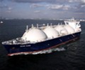 LNG tankers heading to Britain, Belgium and the Netherlands