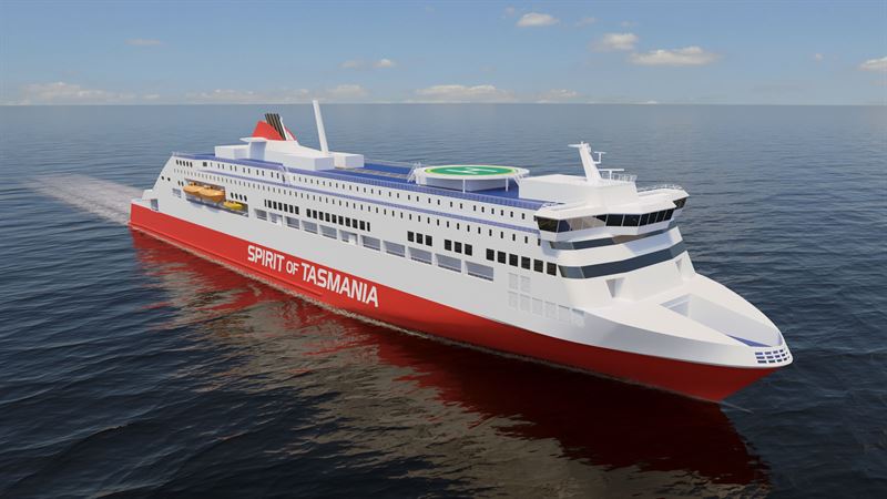 The new TT-Line ferries will have Wärtsilä engines fuelled by LNG. Wärtsilä will also supply its LNGPac fuel storage, supply and control system. Designed by Rauma Marine Constructions Oy. ©Rauma Marine Constructions Oy