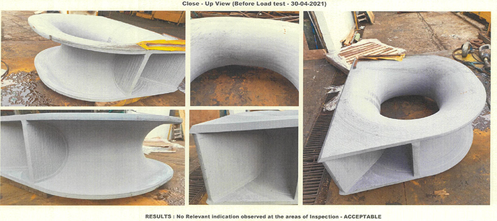 Panama chock testing in Singapore laboratory